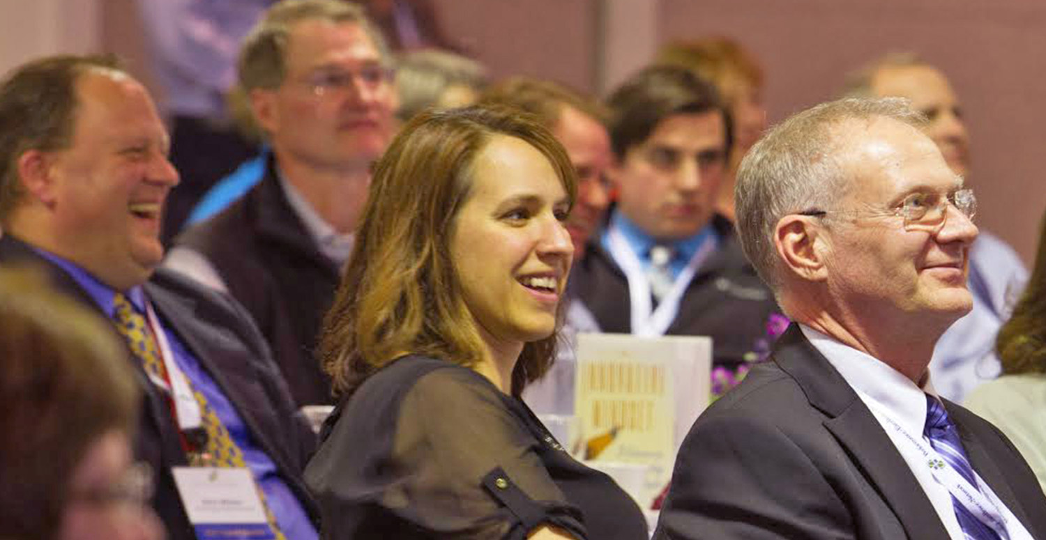 People attending a PEN event